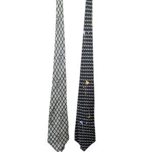 Vintage Nicole Miller Mens Golf Ties (2)